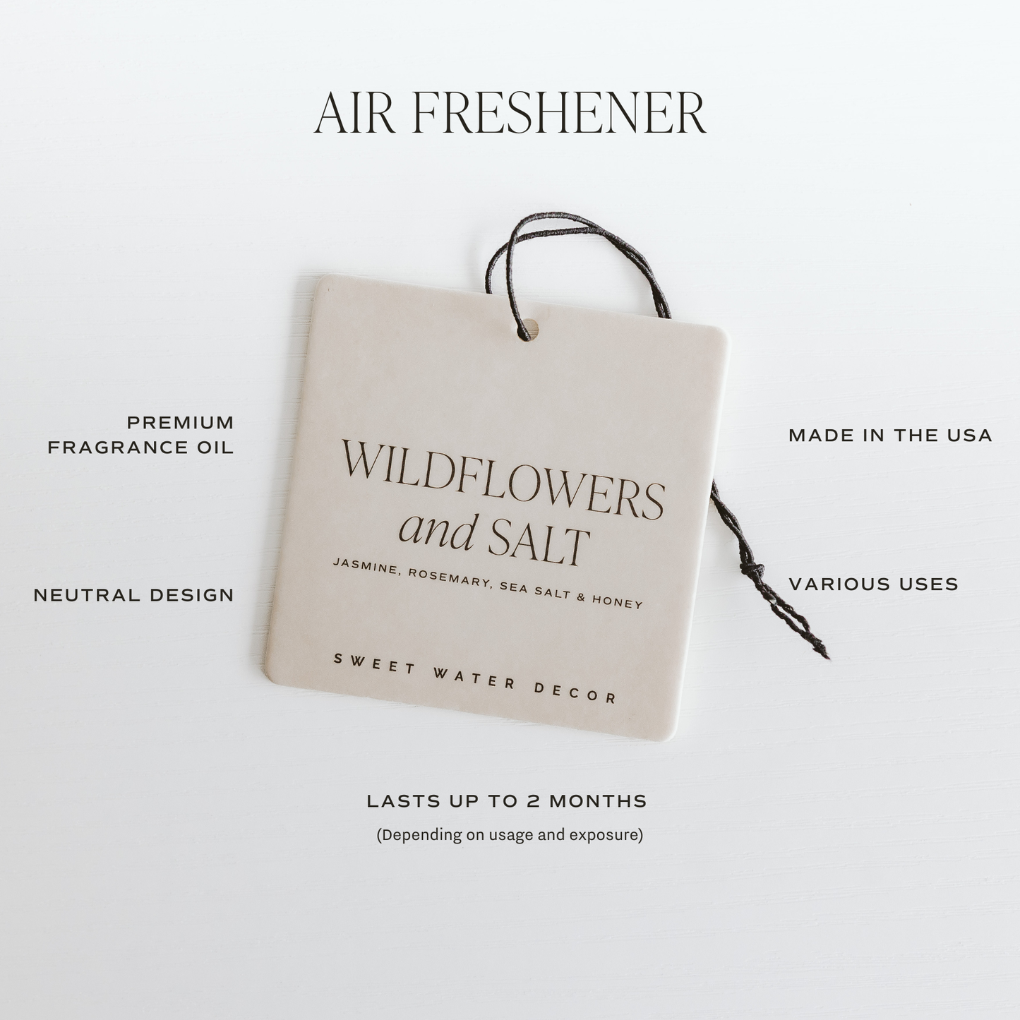 "Hello Fall" Hanging Car Air Freshener