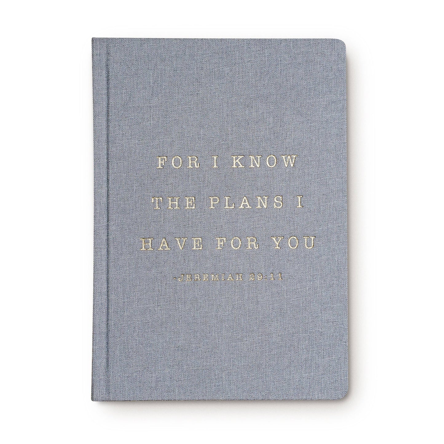 For I Know The Plans | Blank Fabric Journal