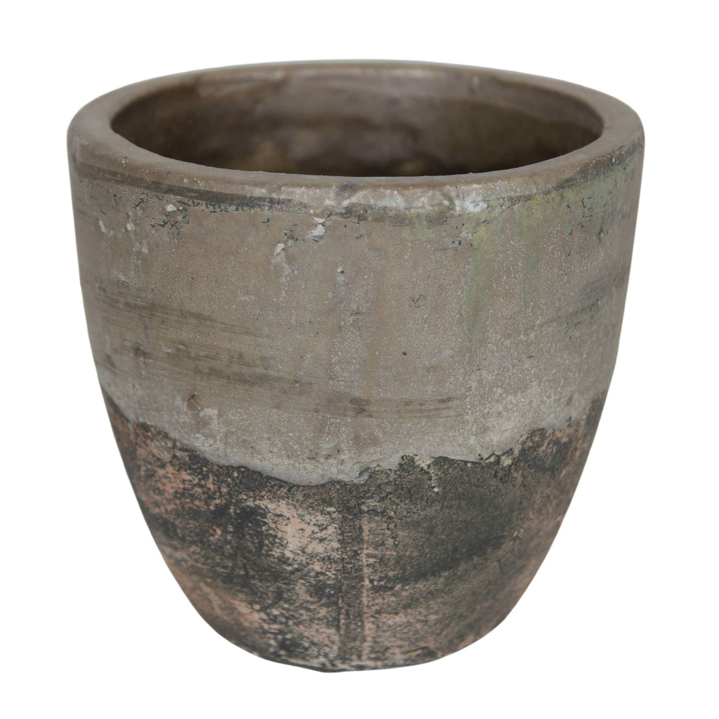 Gita Gray Terracotta Garden Planter Pot (Small)