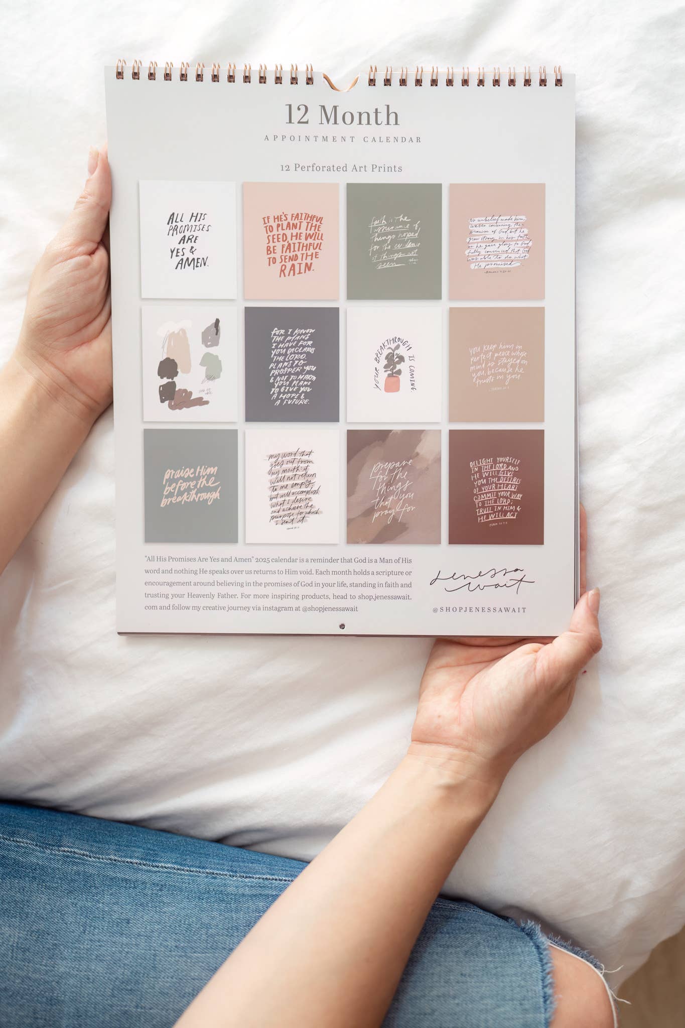 50% OFF - 2025 Calendar "All His Promises are Yes and Amen"