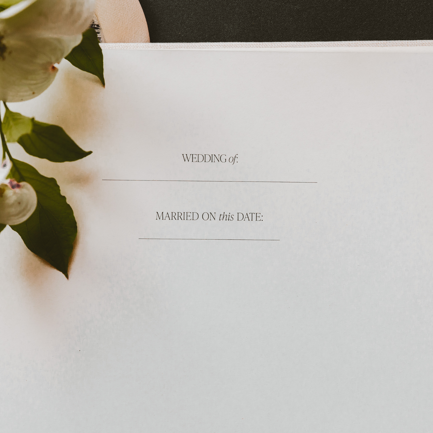 Wedding Guestbook - Event Guest Book and Engagement Gifts | 2 Colors