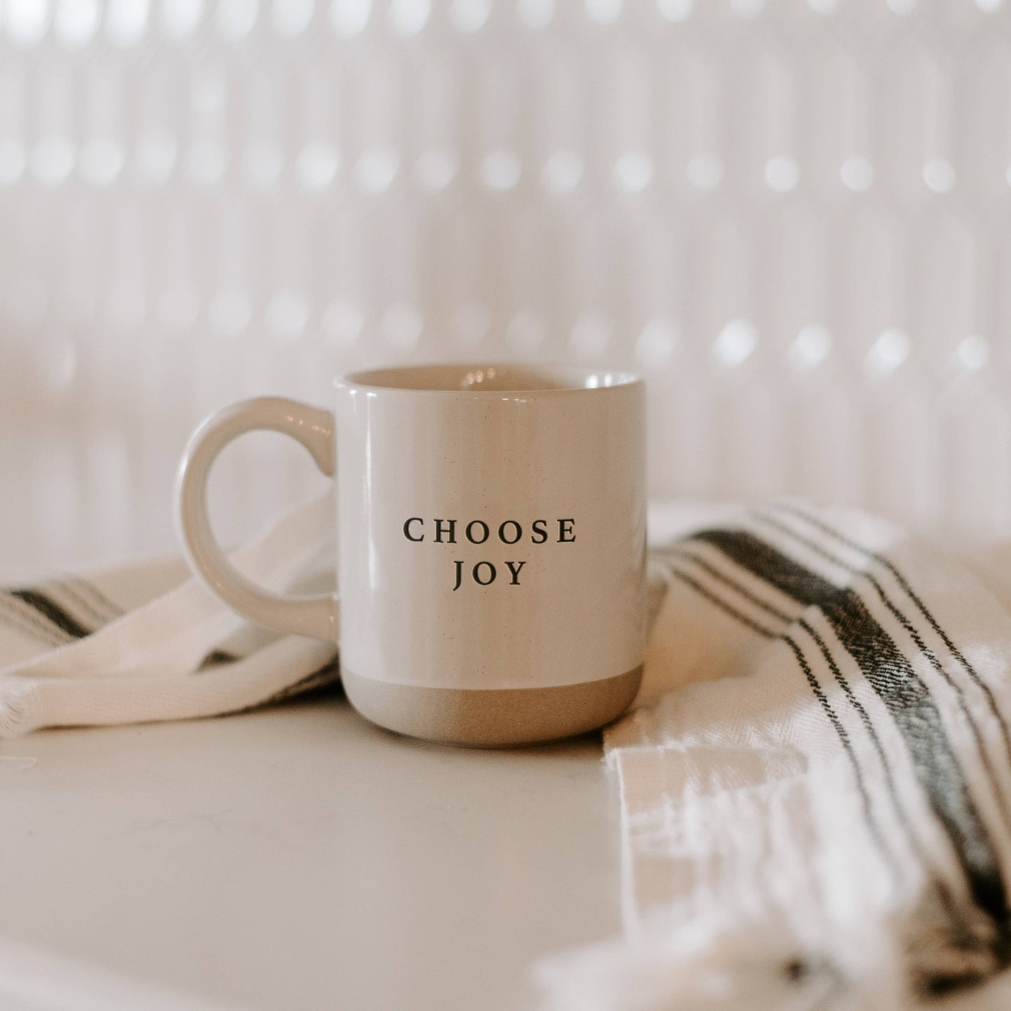 14oz. Choose Joy Stoneware Coffee Mug