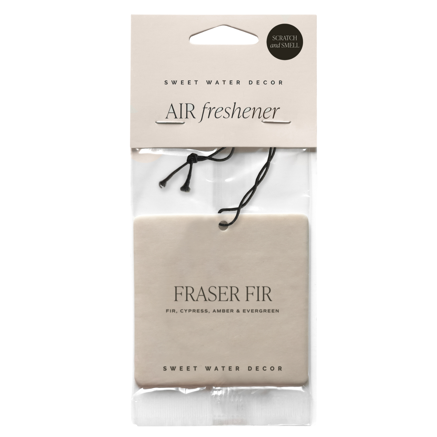 Fraser Fir Hanging Air Freshener | Non- Toxic