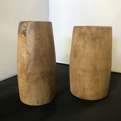 Vintage Wood Vase | Each one Unique