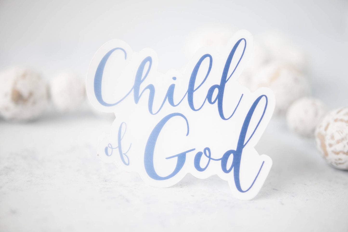 Child Of God | Christmas Vinyl Sticker - 3x3 inch