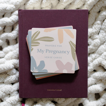 Prayers for My Pregnancy Verse Cards