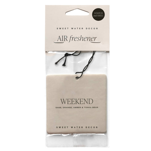 Weekend Car Hanging Air Freshener | Non- Toxic