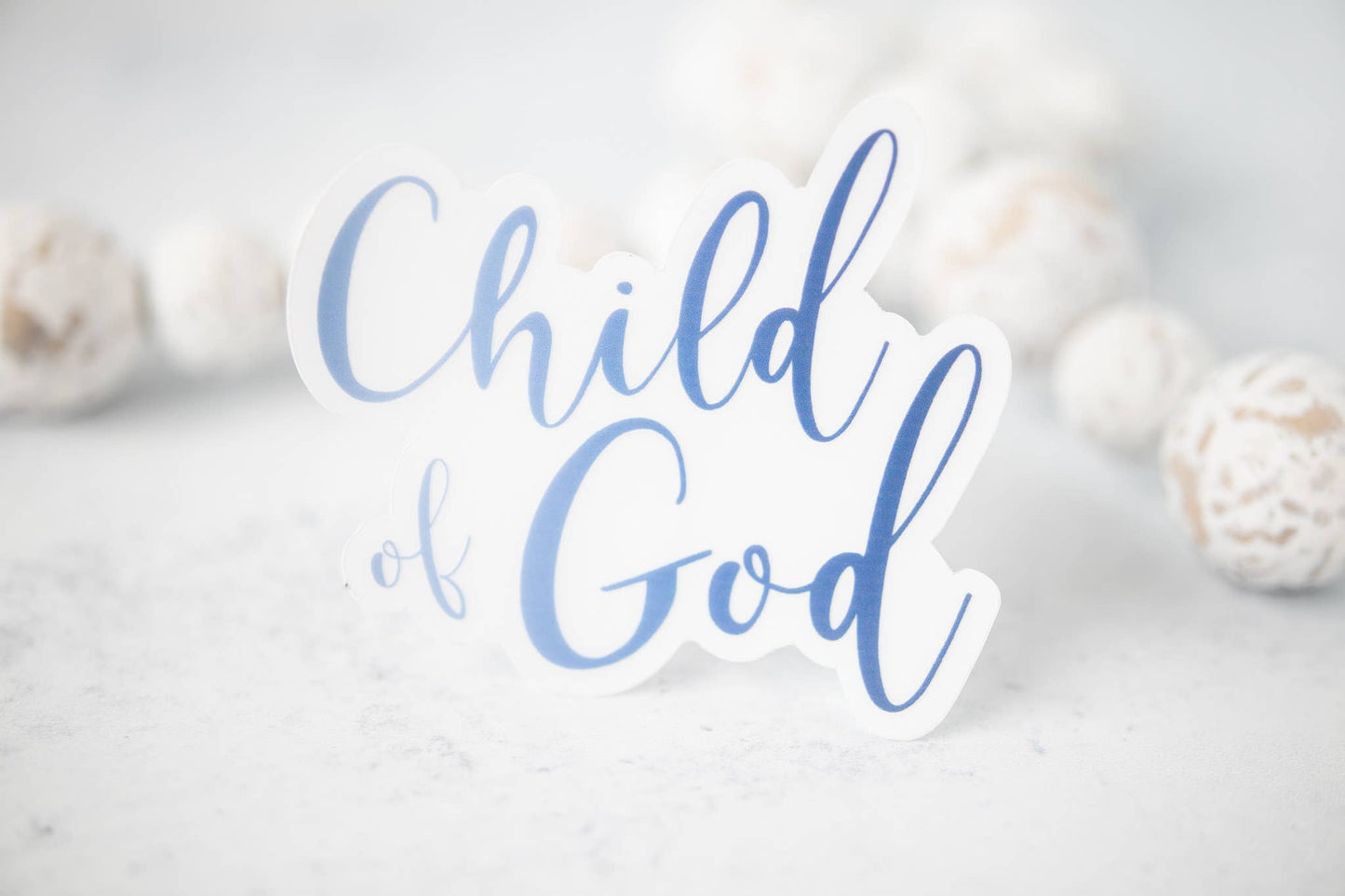 Child Of God | Christmas Vinyl Sticker - 3x3 inch