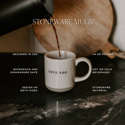 14 oz. Be Still and Know Stoneware Coffee Mug