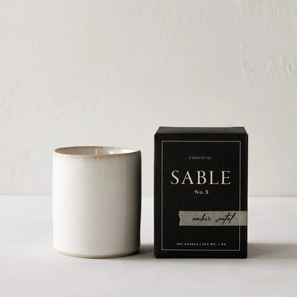 Sand Stoneware Soy Candles | Multiple Scents