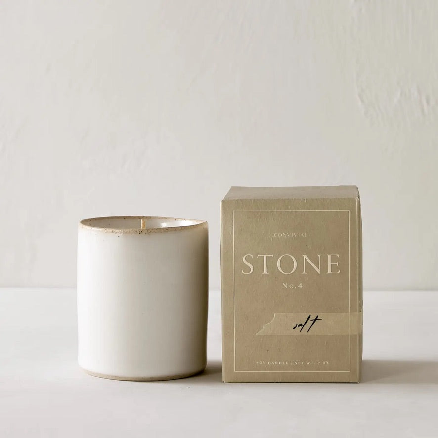 Sand Stoneware Soy Candles | Multiple Scents