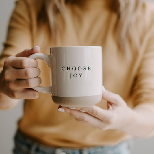 14oz. Choose Joy Stoneware Coffee Mug