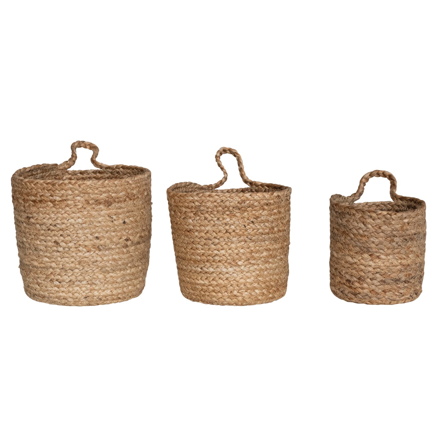 Braided Jute Nesting Baskets w/ Handle | 3 Sizes*