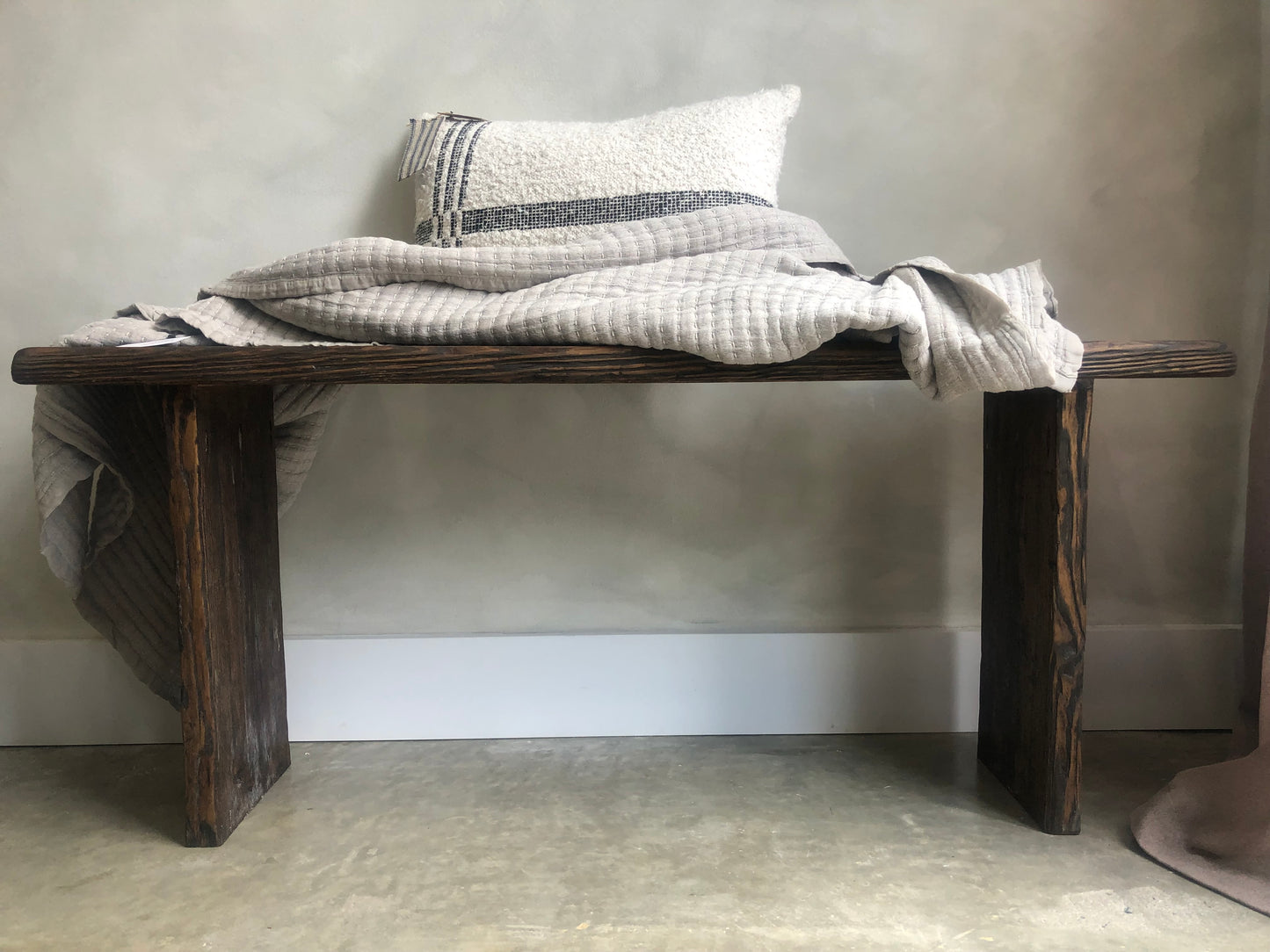 Locally Made Wooden Bench