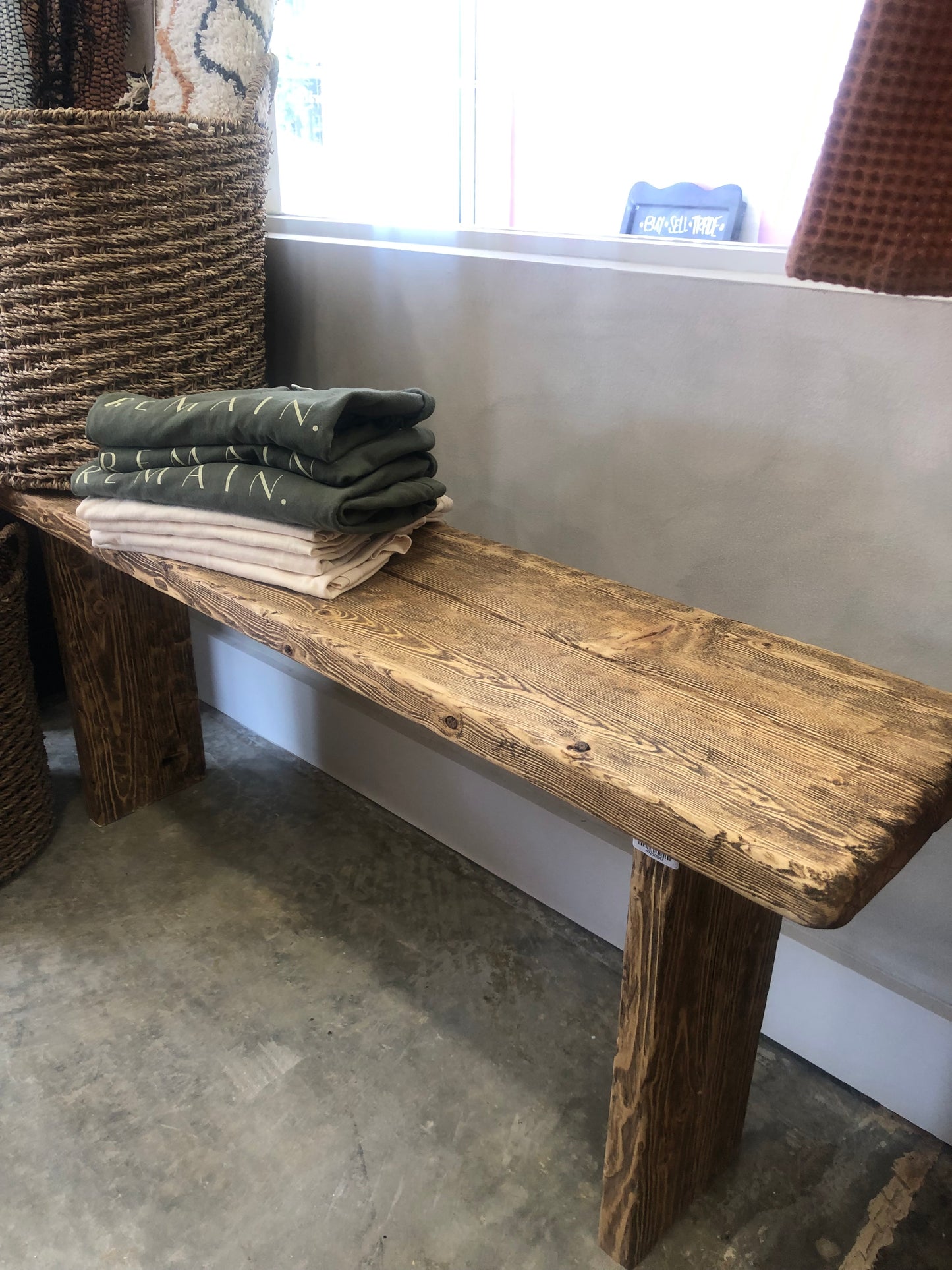 Locally Made Wooden Bench