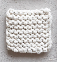 Cotton Crocheted Coasters, Set of 4 | 4 Color Options