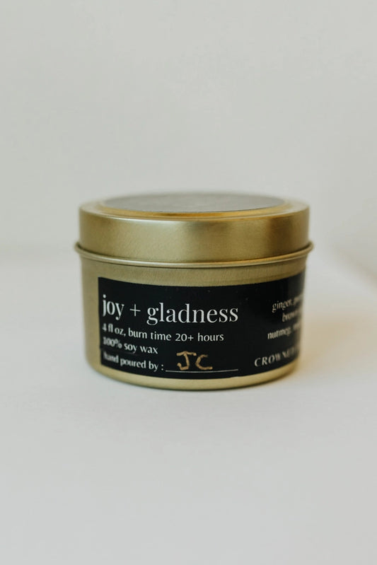 Joy + Gladness Candle - 4oz - Made By Survivors